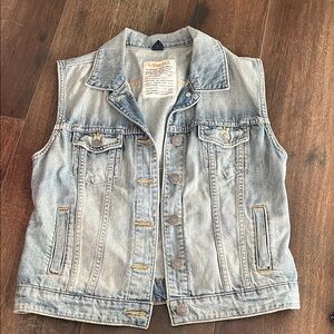 Light Blue Denim Vest